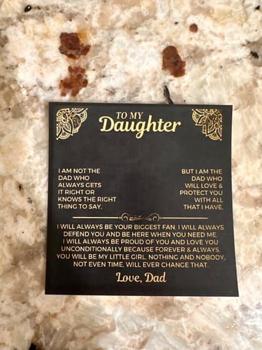 You will always be my little girl - Necklace for Daughter from Dad